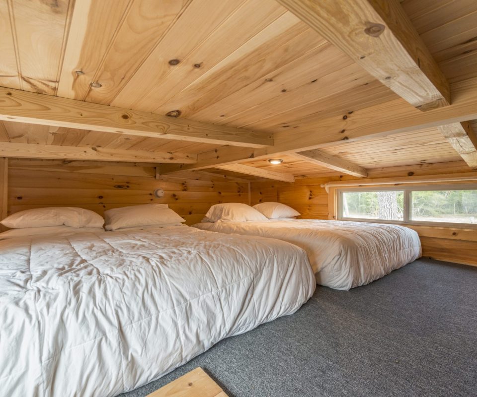 loft bedroom of Lone Star at Great Escapes RV Resorts Bryan-College Station